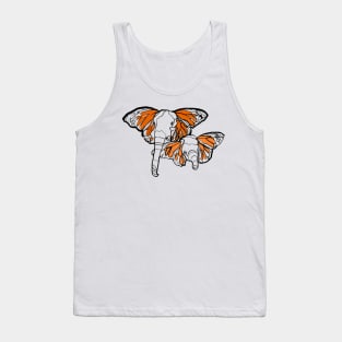 Single Line - Flying Elephants Tank Top